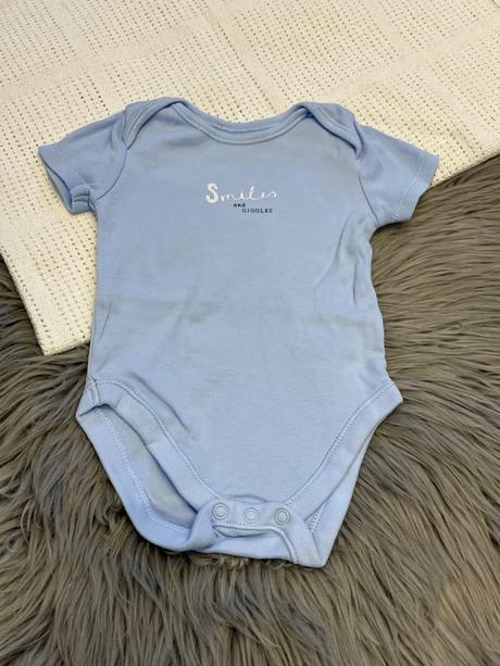 Chlapčenské body svetlomodré george (62-68), george,62