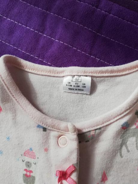 Pyžamo body, tesco,74