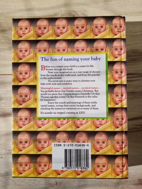 Knižka mená pre bábätko,