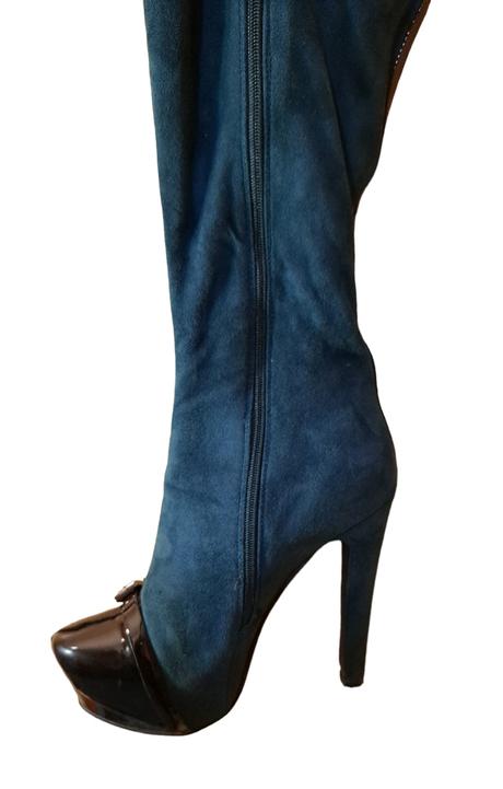 Kvalitné štýlové čižmy raz obuté, 39