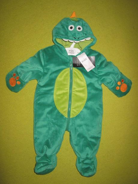 Velurovy overal drak - s postou, marks & spencer,62