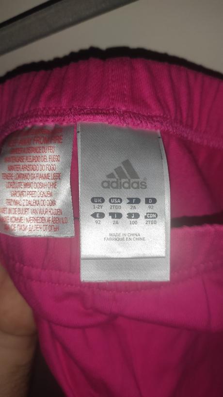 Dievčenské tepláky, adidas,92