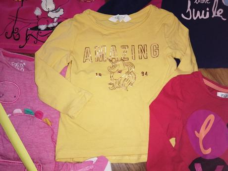 Trička 7ks, h&m,92
