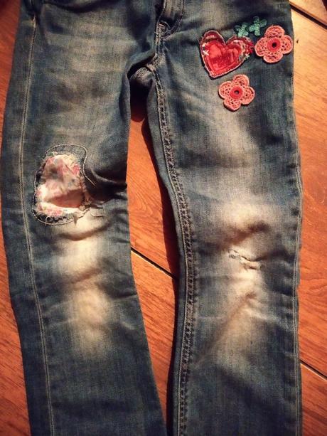 Rifle s výšivkou, h&m,116