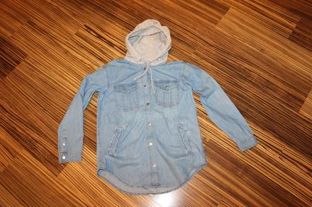 Dámska džínsová košeľa h&m v. 36, h&m,36