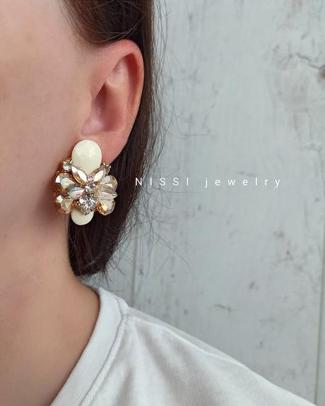 Zlaté ivory náušnice, 