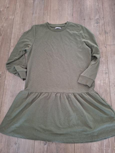 Mikinove šaty khaki, 38