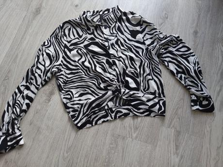 Bluzka crop, new yorker,l