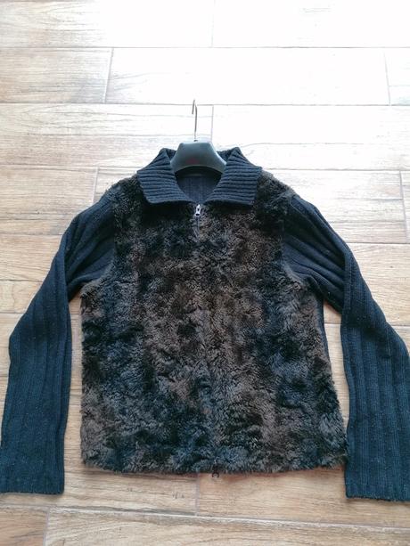 Sveter s kožušinou, m