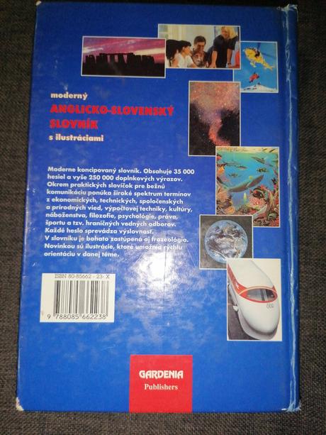 Kniha moderný anglicko - slovenský slovník s ilus., 