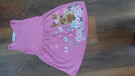 Šaty so zajačikom, h&m,110