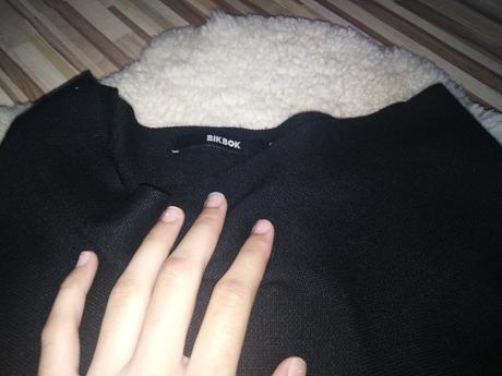 Úpletová áčková sukňa, s