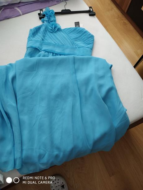 Šatičky nebeská modrá, xs