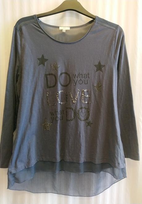 Dámsky top s motívom, venturini, xxl, xxl