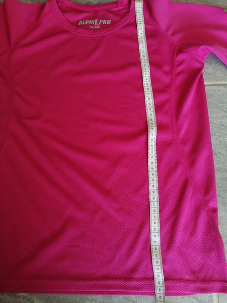 Alpinepro tričko v152-158 cooldry sýtoružová, alpine pro,152