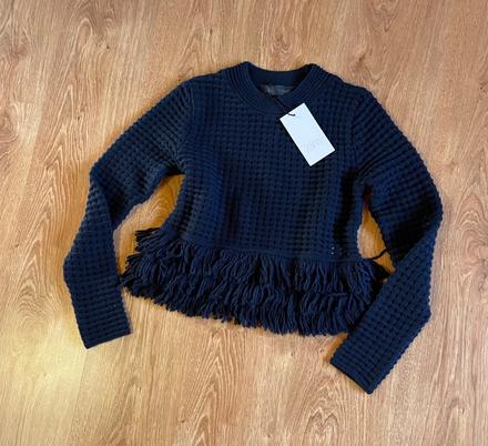 Svetrík so strapcami zara, zara,34 / 36 / s / xs