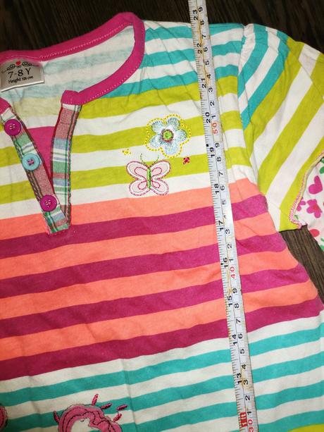 Pestré šaty, veľkosť na 6 rokov, 128