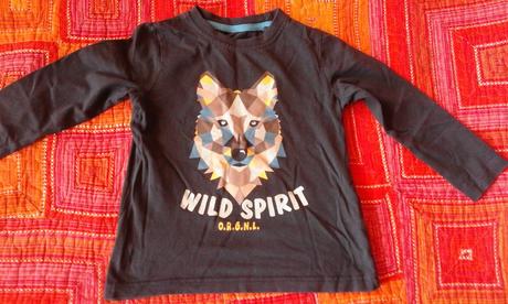 Chlapčenské tričko s vlkom, lupilu,98