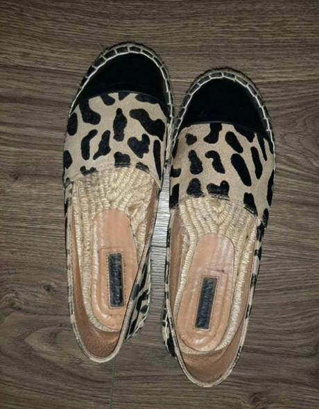 Tigrovane espadrilky, bershka,37