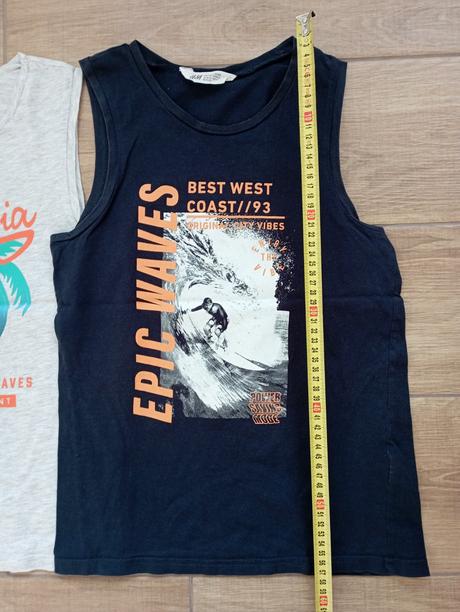 Letné tielka h&m (výborný stav), h&m,146