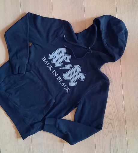 Acdc čierna mikina, v 164, 164