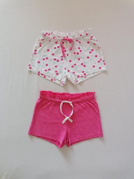 2x bavlnene šortky 92/98, h&m,92