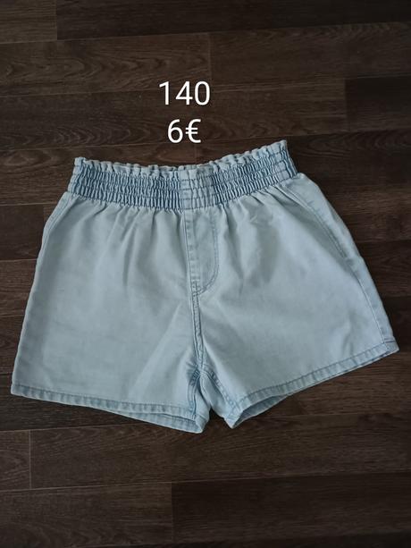 Rifľové kraťasy, h&m,140