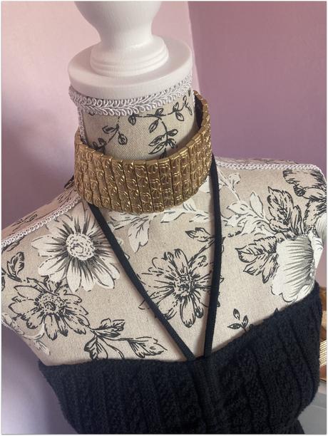 Zlatý choker náhrdelník zn.zara, zara