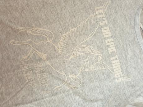 Dievčenské tričko s pegasom, h&m,122