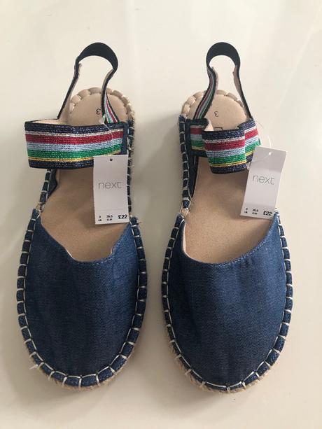 Riflové espadrilky uk 3, next,35