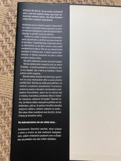 Storočný starček, ktorý vyliezol z okna a zmizol j,