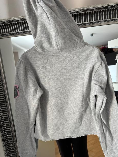 Štýlová cropp mikina s kapucňou, xs