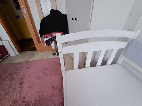 Detská postel masiv pre dievča od 3 rokov, šírka (cm): 80,dĺžka (cm): 180