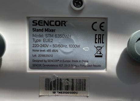 Sencor stm 6350wh 1000w kuchynský robot, sencor