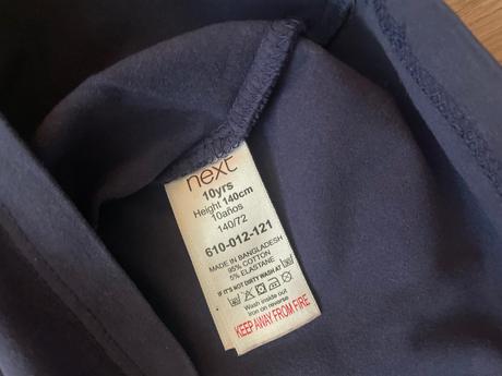 Tričko next 10 rokov, next,140