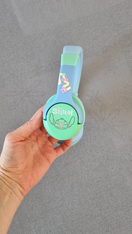 Svietiace bezdrôtové slúchadlá disney stitch,