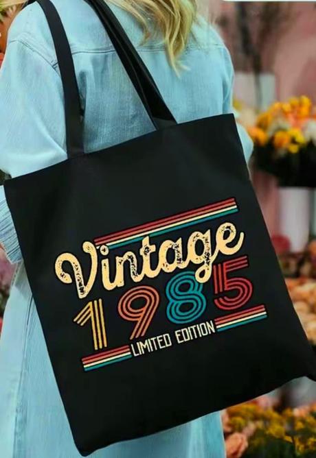 Plátená taška "vintage 1985",