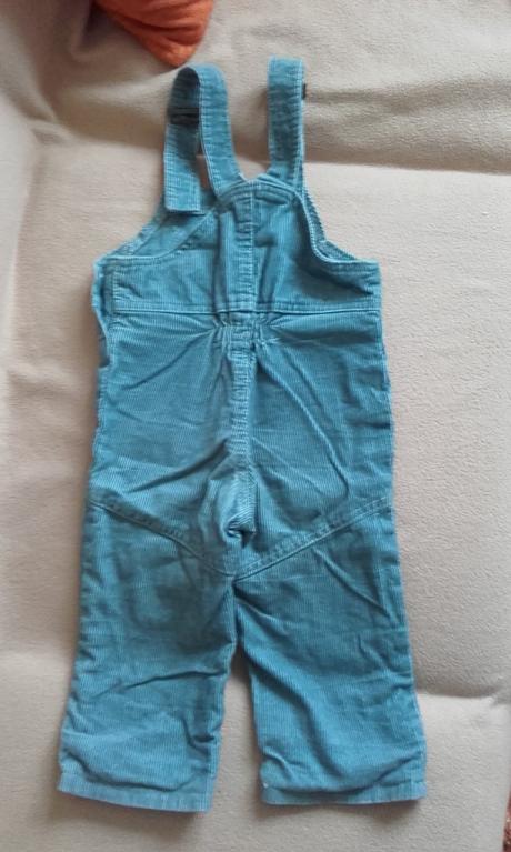 Menšestrové nohavice na traky, 80