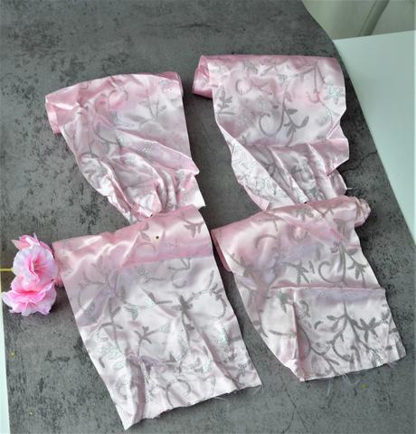 Bledoružová trblietavá stuha-štóla, 