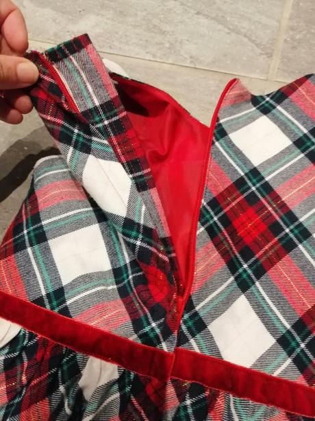 Dievčenské šaty káro ham, v128, 7-8r, h&m,128