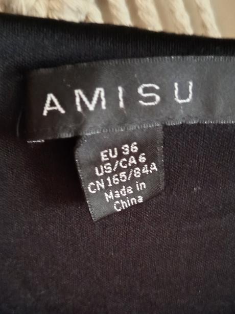 Čierne šaty amisu, amisu,s