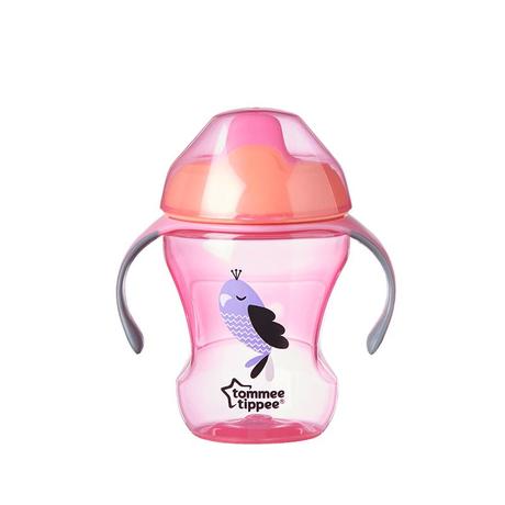 Tommee tippee hrnček ružový 230ml, 7m+,