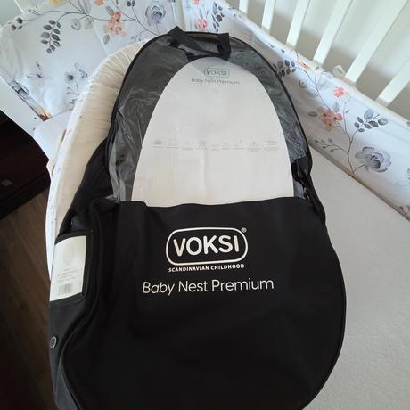 Hniezdo pre bábätko voksi baby nest premium white, šírka (cm): 55,dĺžka (cm): 90