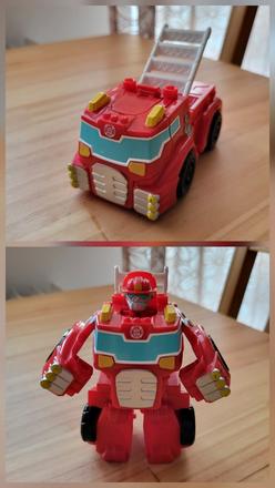 Hasičské auto transformens 2v1, 