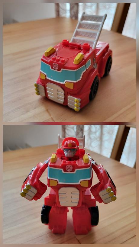 Hasičské auto transformens 2v1, 