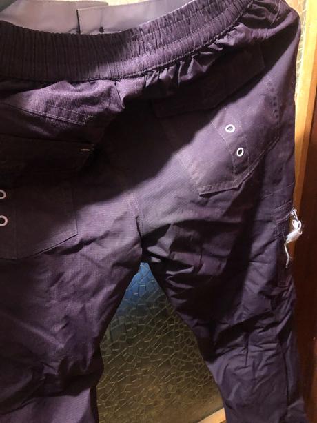 Fialové oteplovaky/ nohavice do snehu, 146