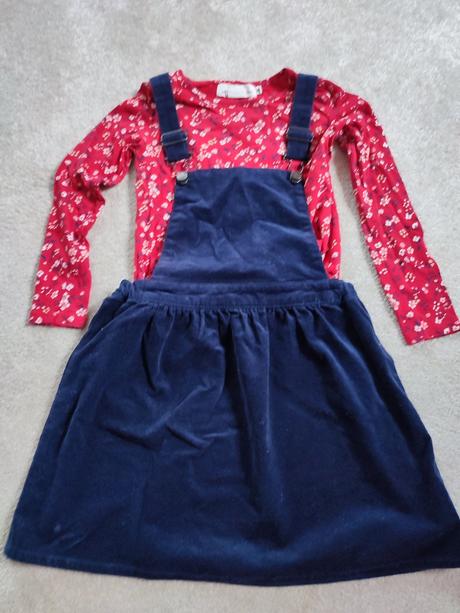 Komplet tričko sukna, h&m,116
