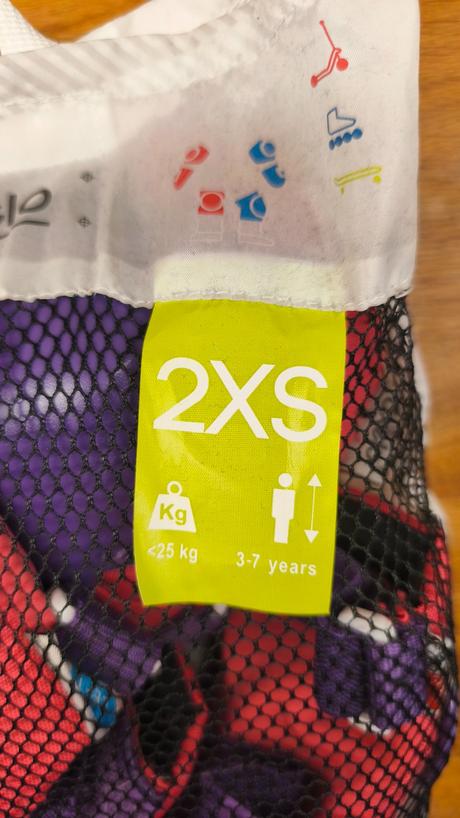 Súprava detských chráničov na korčule, kolobežku, xs