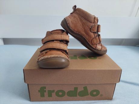 Topánky barefoot kožené celoročné, froddo,22