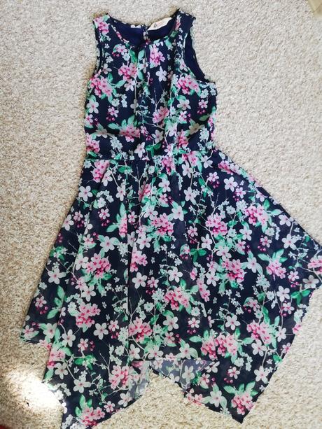 Kvetove saty, h&m,146